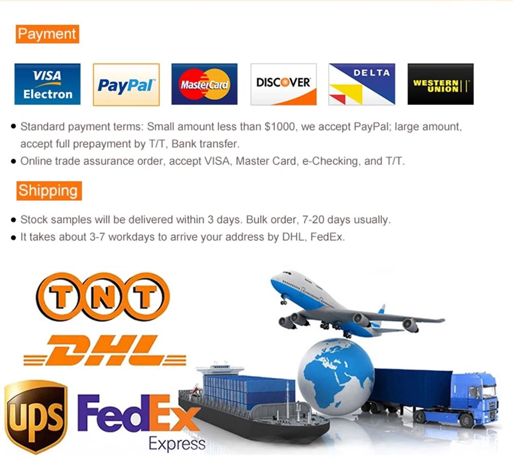 shipping and payment